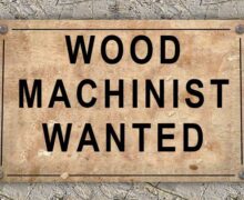 Vacancy: Wood Machinist Wanted